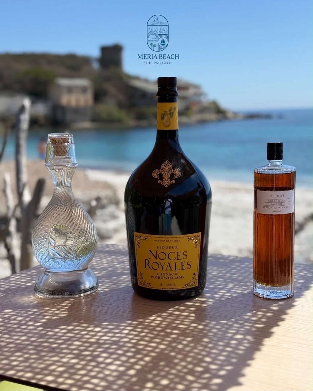 Spiritueux et liqueurs face à la mer